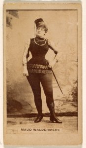 Maud Waldermere, from the Actresses series (N245) issued by Kinney Brothers to promote Sweet Caporal Cigarettes MET DP859815