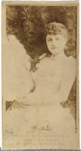 Miss Williams, from the Actors and Actresses series (N145-7) issued by Duke Sons & Co. to promote Duke Cigarettes MET DP840539
