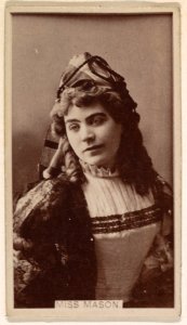 Miss Mason, from the Actresses series (N245) issued by Kinney Brothers to promote Sweet Caporal Cigarettes MET DP859079
