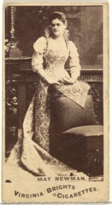 May Newman, from the Actors and Actresses series (N45, Type 1) for Virginia Brights Cigarettes MET DP829950