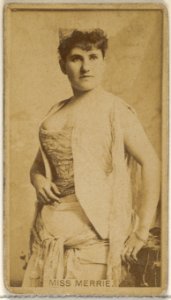 Miss Merrie, from the Actors and Actresses series (N45, Type 8) for Virginia Brights Cigarettes MET DP831571