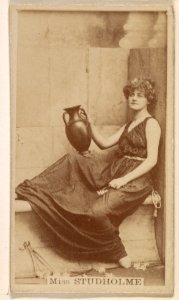 Miss Marie Studholme, from the Actresses series (N245) issued by Kinney Brothers to promote Sweet Caporal Cigarettes MET DP859652