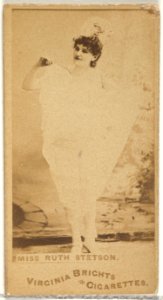 Miss Ruth Stetson, from the Actors and Actresses series (N45, Type 1) for Virginia Brights Cigarettes MET DP830025