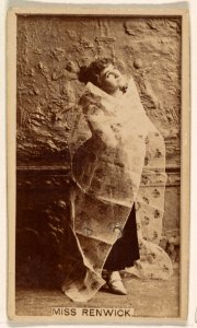 Miss Renwick, from the Actresses series (N245) issued by Kinney Brothers to promote Sweet Caporal Cigarettes MET DP859382