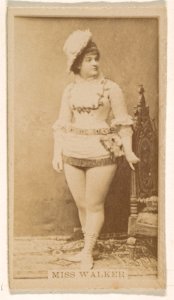 Miss Walker, from the Actresses series (N245) issued by Kinney Brothers to promote Sweet Caporal Cigarettes MET DP859822