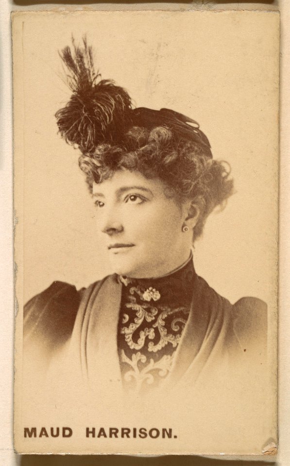 Maud Harrison, from the Actresses series (N246), Type 1, issued by Kinney Brothers to promote Sporting Extra Cigarettes MET DP859999