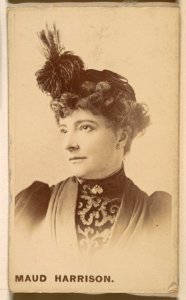 Maud Harrison, from the Actresses series (N246), Type 1, issued by Kinney Brothers to promote Sporting Extra Cigarettes MET DP859999