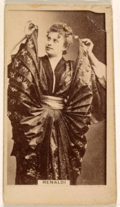 Miss Renaldi, from the Actresses series (N245) issued by Kinney Brothers to promote Sweet Caporal Cigarettes MET DP859378