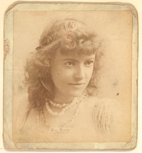Miss Morris, from the Actresses series (N246), Type 2, issued by Kinney Brothers to promote Sporting Extra Cigarettes MET DP860076