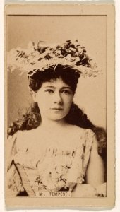 Marie Tempest, from the Actresses series (N245) issued by Kinney Brothers to promote Sweet Caporal Cigarettes MET DP859696