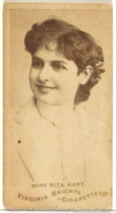 Miss Rita Hart, from the Actors and Actresses series (N45, Type 1) for Virginia Brights Cigarettes MET DP829558