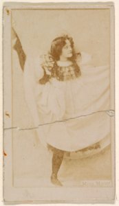 Miss Major, from the Actresses series (N245) issued by Kinney Brothers to promote Sweet Caporal Cigarettes MET DP859037