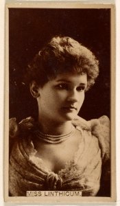 Miss Linthicum, from the Actresses series (N245) issued by Kinney Brothers to promote Sweet Caporal Cigarettes MET DP858995