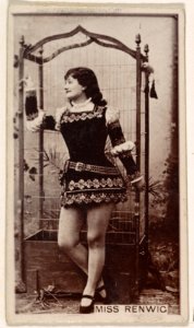 Miss Renwick, from the Actresses series (N245) issued by Kinney Brothers to promote Sweet Caporal Cigarettes MET DP859381