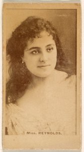 Miss Reynolds, from the Actresses series (N245) issued by Kinney Brothers to promote Sweet Caporal Cigarettes MET DP859391