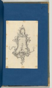 Mirror with Sconces, in Chippendale Drawings, Vol. I MET DP-14278-075