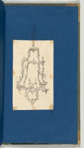 Mirror with Sconces, in Chippendale Drawings, Vol. I MET DP-14278-076