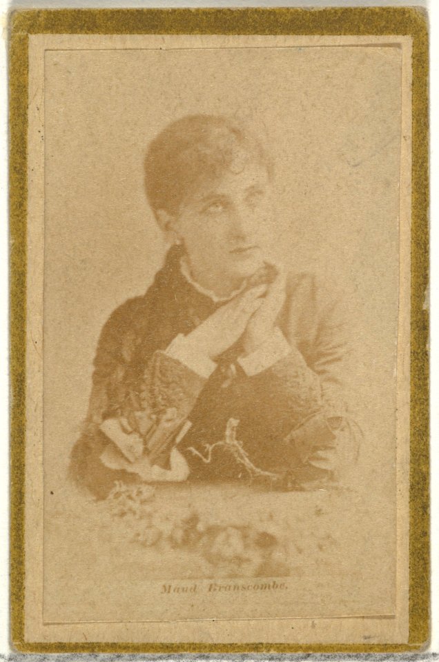 Maud Branscombe, from the Actresses and Celebrities series (N60, Type 2) promoting Little Beauties Cigarettes for Allen & Ginter brand tobacco products MET DP839507