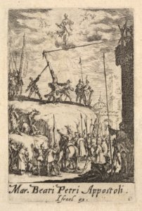 Martyrdom of Saint Peter, from the series 'The little apostles' (Les petits apôtres) MET DP833428