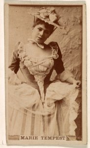 Marie Tempest, from the Actresses series (N245) issued by Kinney Brothers to promote Sweet Caporal Cigarettes MET DP859698