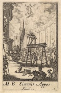 Martyrdom of Saint Simon, from the series 'The little apostles' (Les petits apôtres) MET DP833437