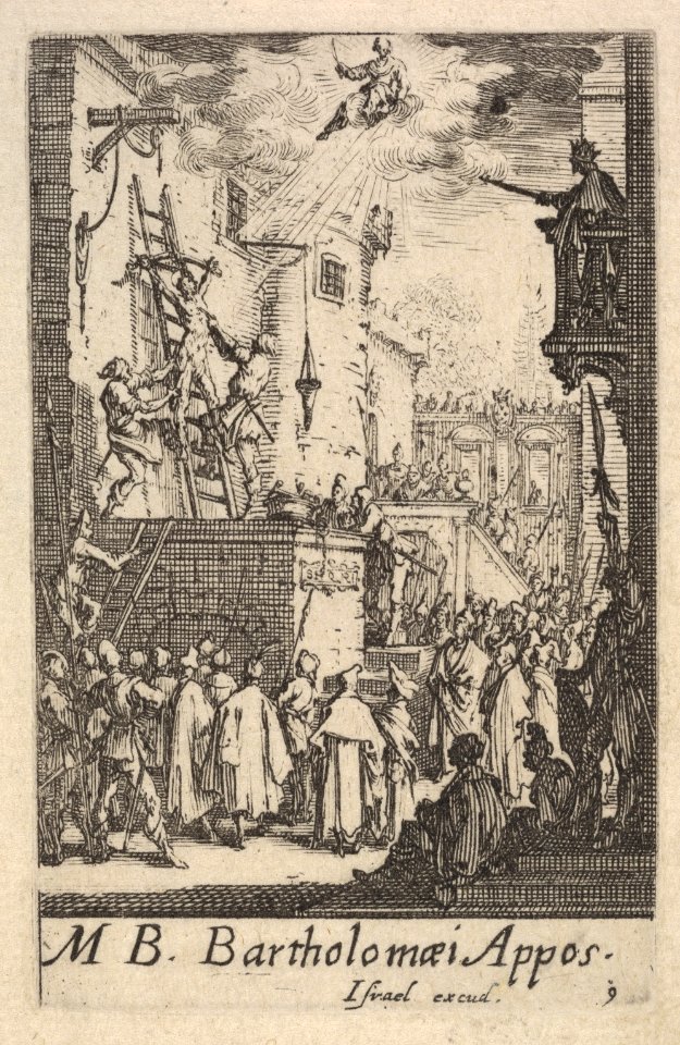 Martyrdom of Saint Bartholomew, from the series 'The little apostles' (Les petits apôtres) MET DP833438