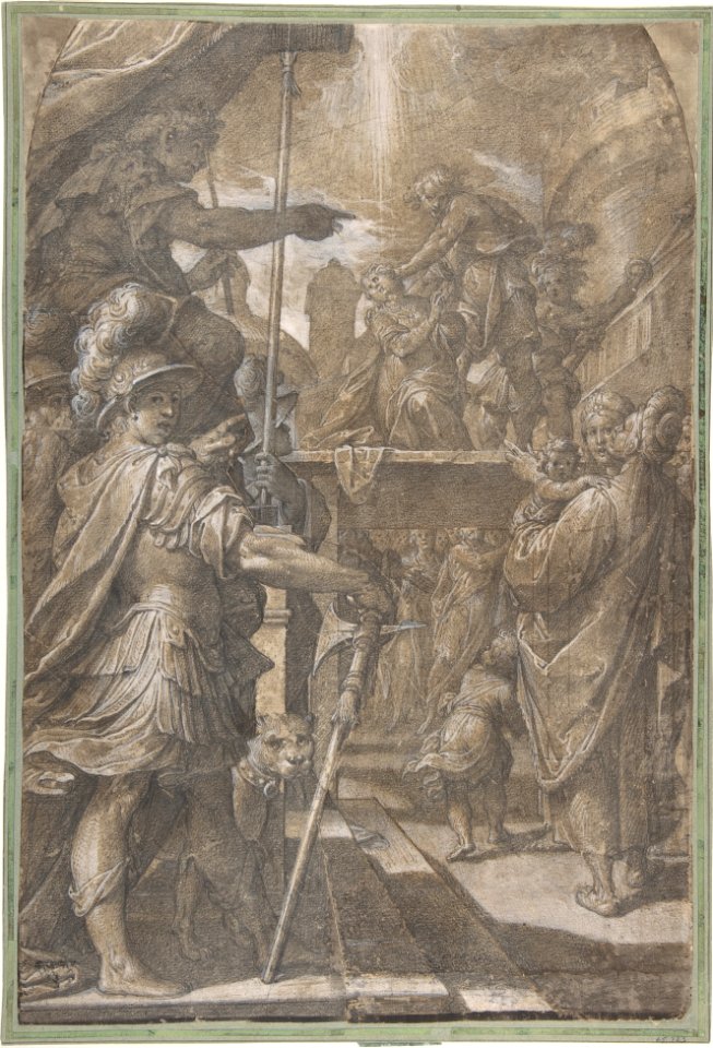 Martyrdom of a Female Saint (Agnes?) MET DP801509