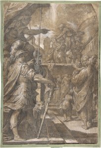 Martyrdom of a Female Saint (Agnes?) MET DP801509