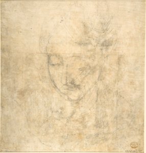 Martydom of Saint Andrew (recto); Head of a Woman (verso) MET DP802848