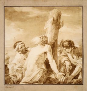 Martyrdom of St. Bartholomew, after Mattia Preti MET DR116