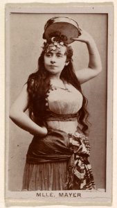Mlle. Mayer, from the Actresses series (N245) issued by Kinney Brothers to promote Sweet Caporal Cigarettes MET DP859089