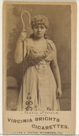 Marie Janson, from the Actors and Actresses series (N45, Type 1) for Virginia Brights Cigarettes MET DP829581