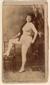 Mlle. Le Daunce, from the Actresses series (N245) issued by Kinney Brothers to promote Sweet Caporal Cigarettes MET DP858956