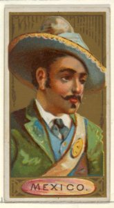 Mexico, from the Types of All Nations series (N24) for Allen & Ginter Cigarettes MET DP836449