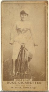 Mlle. Lillis, from the Actors and Actresses series (N145-7) issued by Duke Sons & Co. to promote Duke Cigarettes MET DP840451