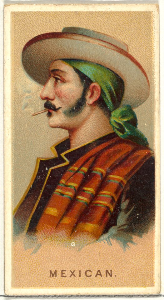 Mexican, from World's Smokers series (N33) for Allen & Ginter Cigarettes MET DP838662