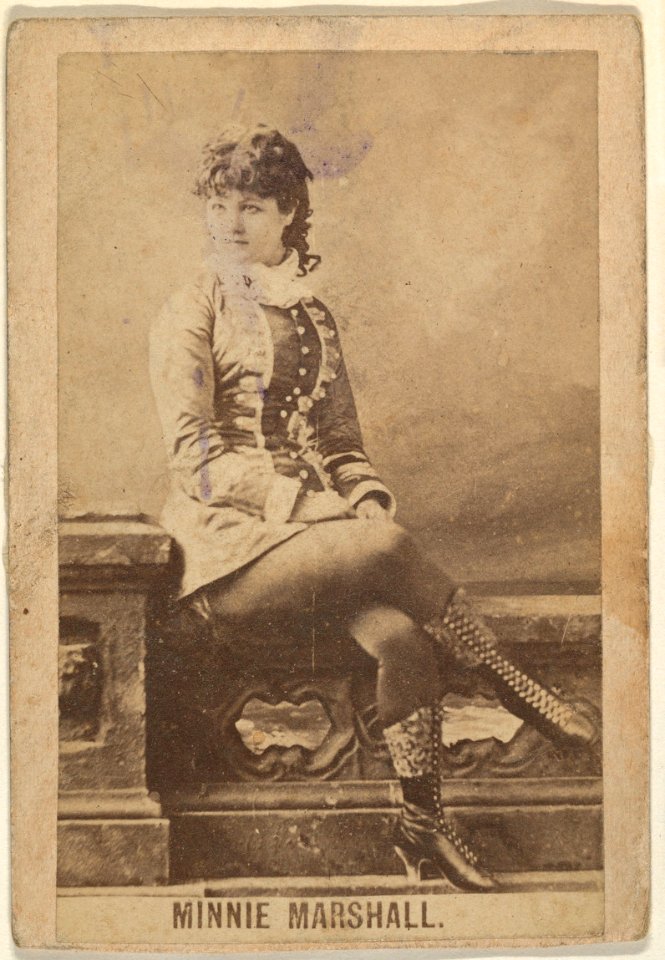 Minnie Marshall, from the Actresses series (N668) MET DPB869887