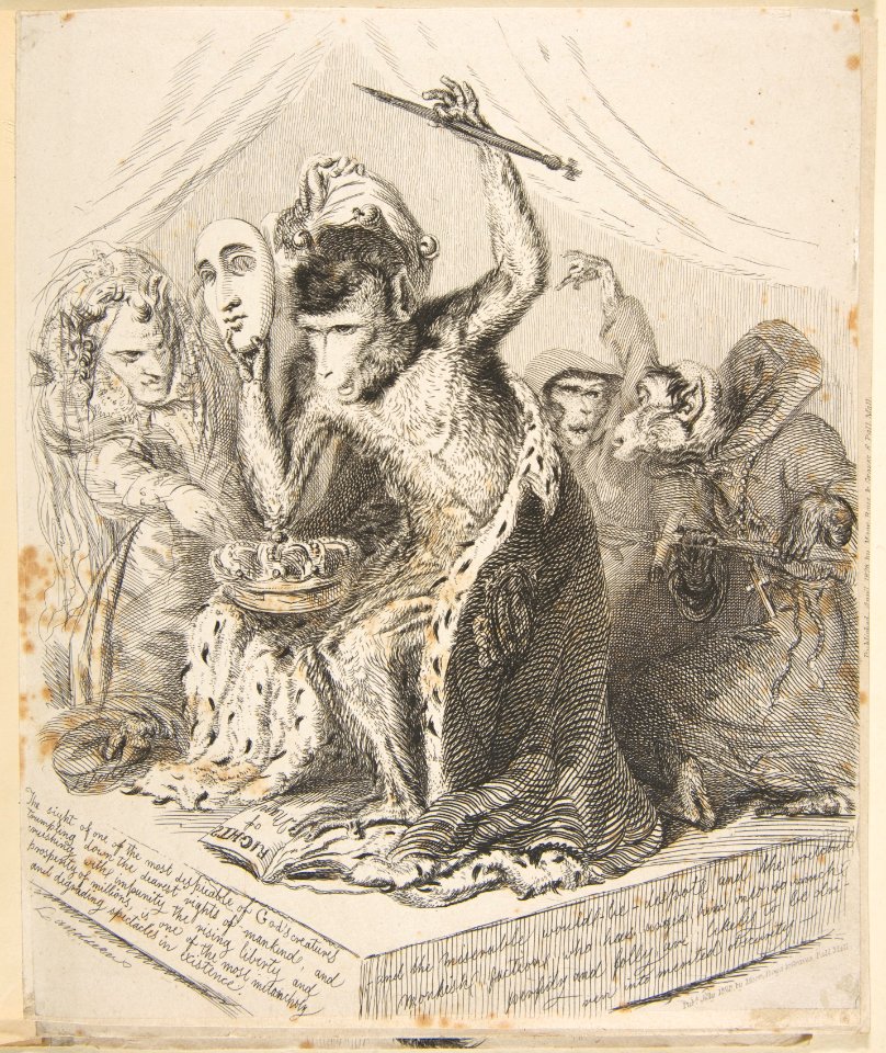 Monkey Despot, from Monkey-Ana or Men, in Miniature MET DP813068