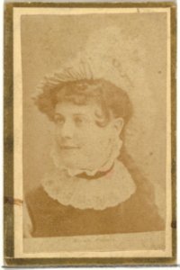 Minnie Palmer, from the Actresses and Celebrities series (N60, Type 2) promoting Little Beauties Cigarettes for Allen & Ginter brand tobacco products MET DP839492