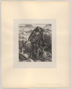 Moses Keeping Jethro's Sheep (Dalziels' Bible Gallery) MET DP835871