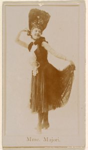 Mme. Majori, from the Actresses series (N245) issued by Kinney Brothers to promote Sweet Caporal Cigarettes MET DP859039