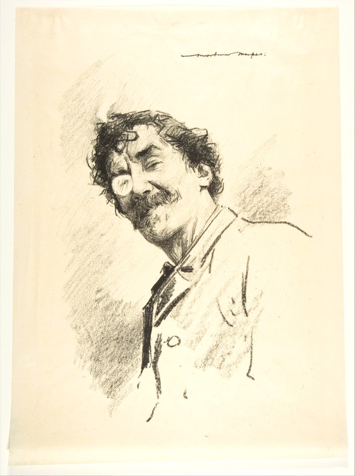 Monocle Right Eye, Portrait of J. M. Whistler MET DP815665