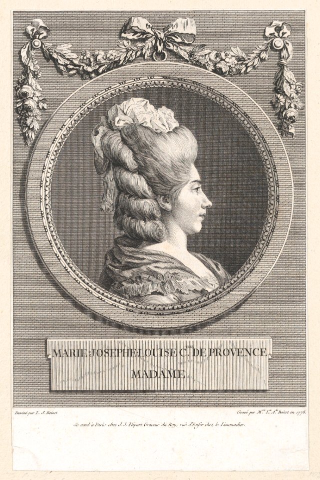 Marie-Josephe-Louise, Countesse of Provence, Madame MET DP874272