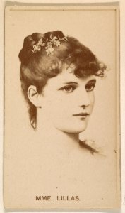 Mme. Lillas, from the Actresses series (N245) issued by Kinney Brothers to promote Sweet Caporal Cigarettes MET DP858991