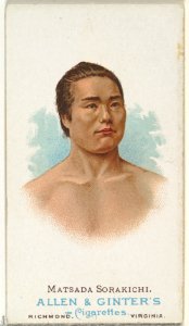 Matsuda Sorakichi, Wrestler, from World's Champions, Series 1 (N28) for Allen & Ginter Cigarettes MET DP838222