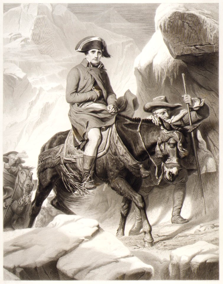 Napoleon Crossing the Alps MET DR103