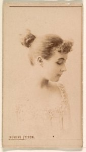 Nevieve Lytton, from the Actresses series (N245) issued by Kinney Brothers to promote Sweet Caporal Cigarettes MET DP859027