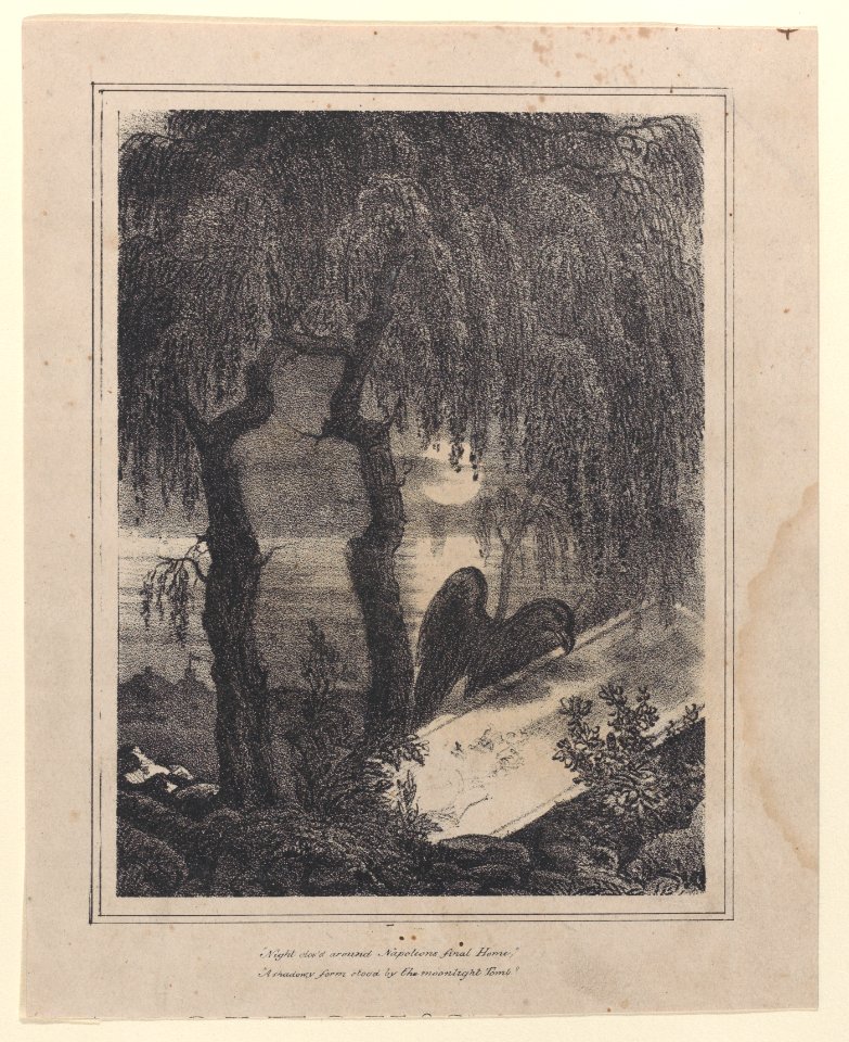 Napoleon's tomb with a hidden silhouette Met DP886301