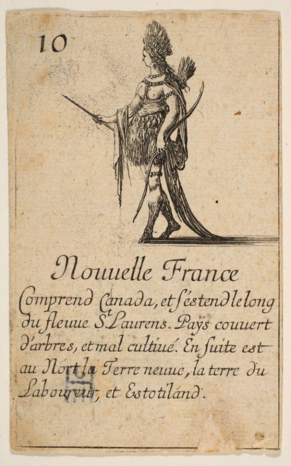New France, from 'Game of Geography' (Jeu de la Géographie) MET DP817733