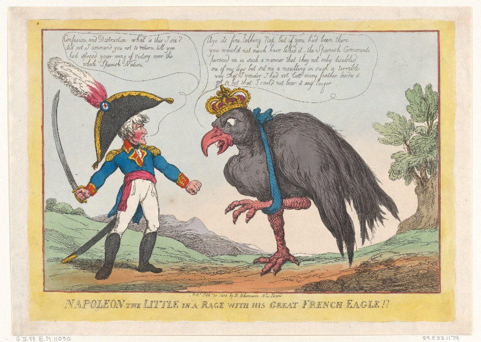 Napoleon The Little in a Rage with His Great French Eagle!! MET DP873970